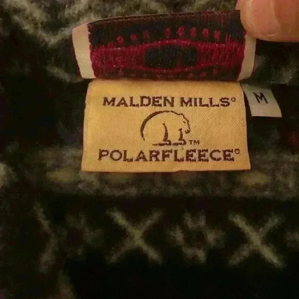 VINTAGE Cambridge Dry Goods Malden Mills Women’s MEDIUM Polar Fleece Sweater - Picture 5 of 10
